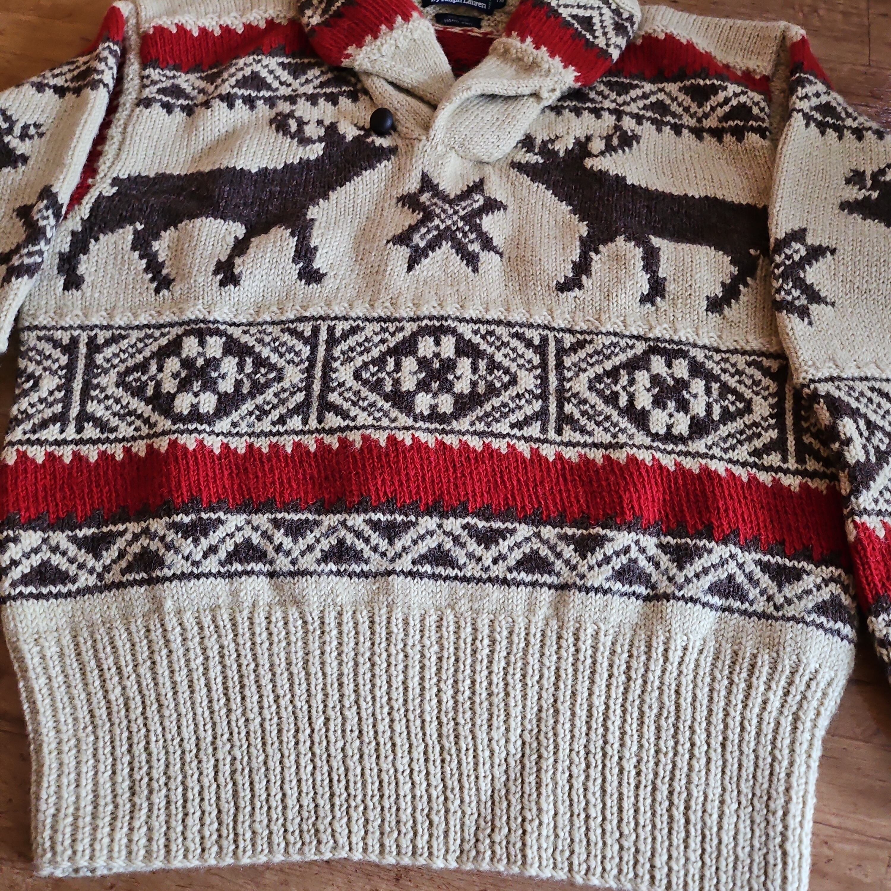 古着】POLO BY RALPH LAUREN ニット鹿ノルディック柄 | Cartman's Shop