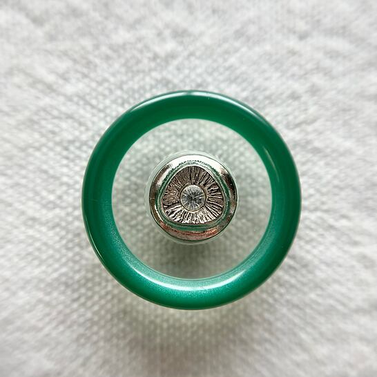 シルバートライアングル×グリーンフレーム 24㎜