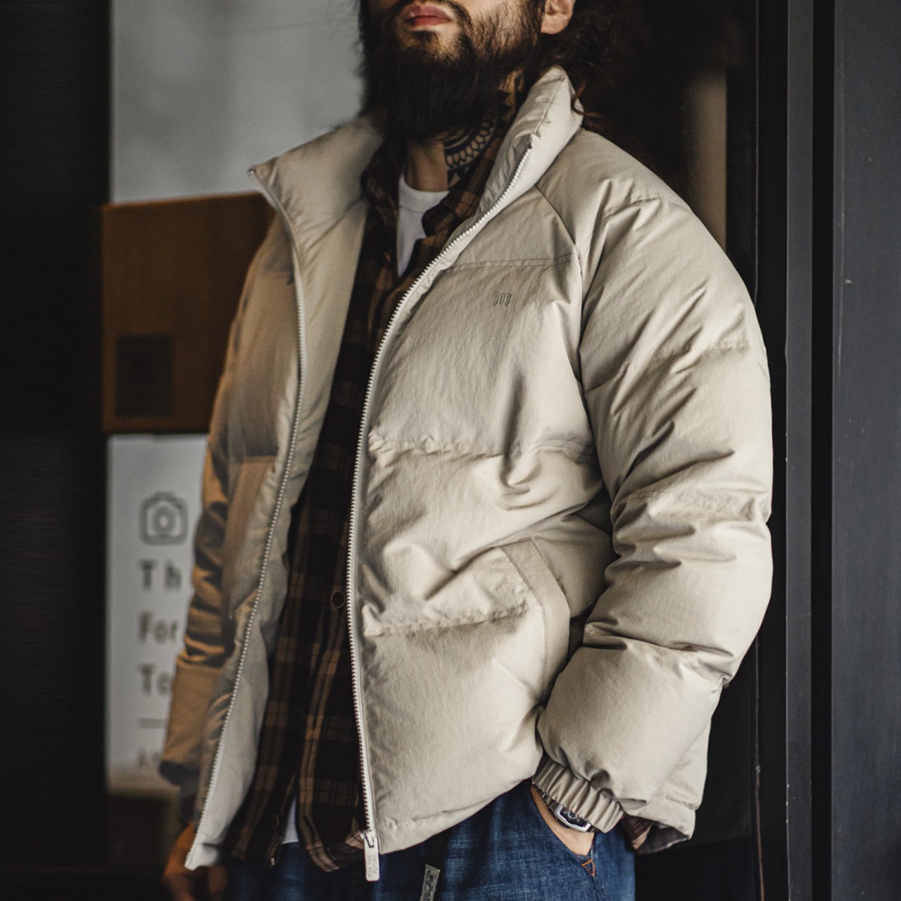 Classic White Duck Down Jacket / クラシック ホワイト ダック ダウン ジャケット