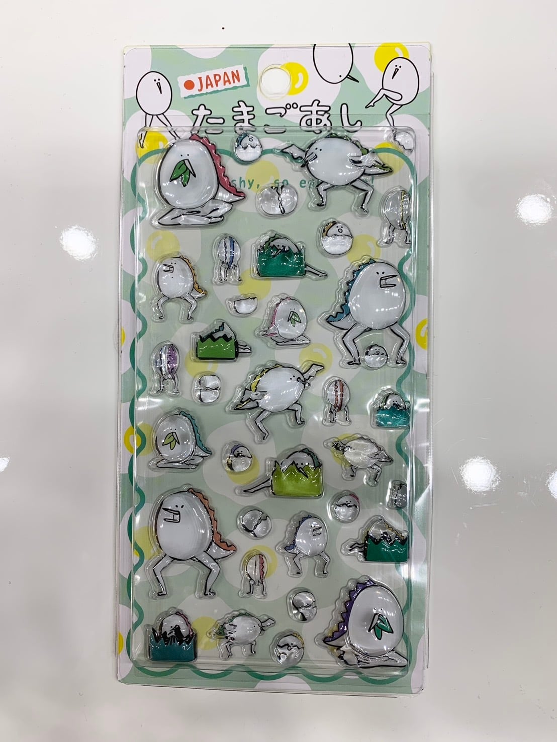 再販】たまごあしぷっくりシール ボンボンドロップシール ぼんぼん