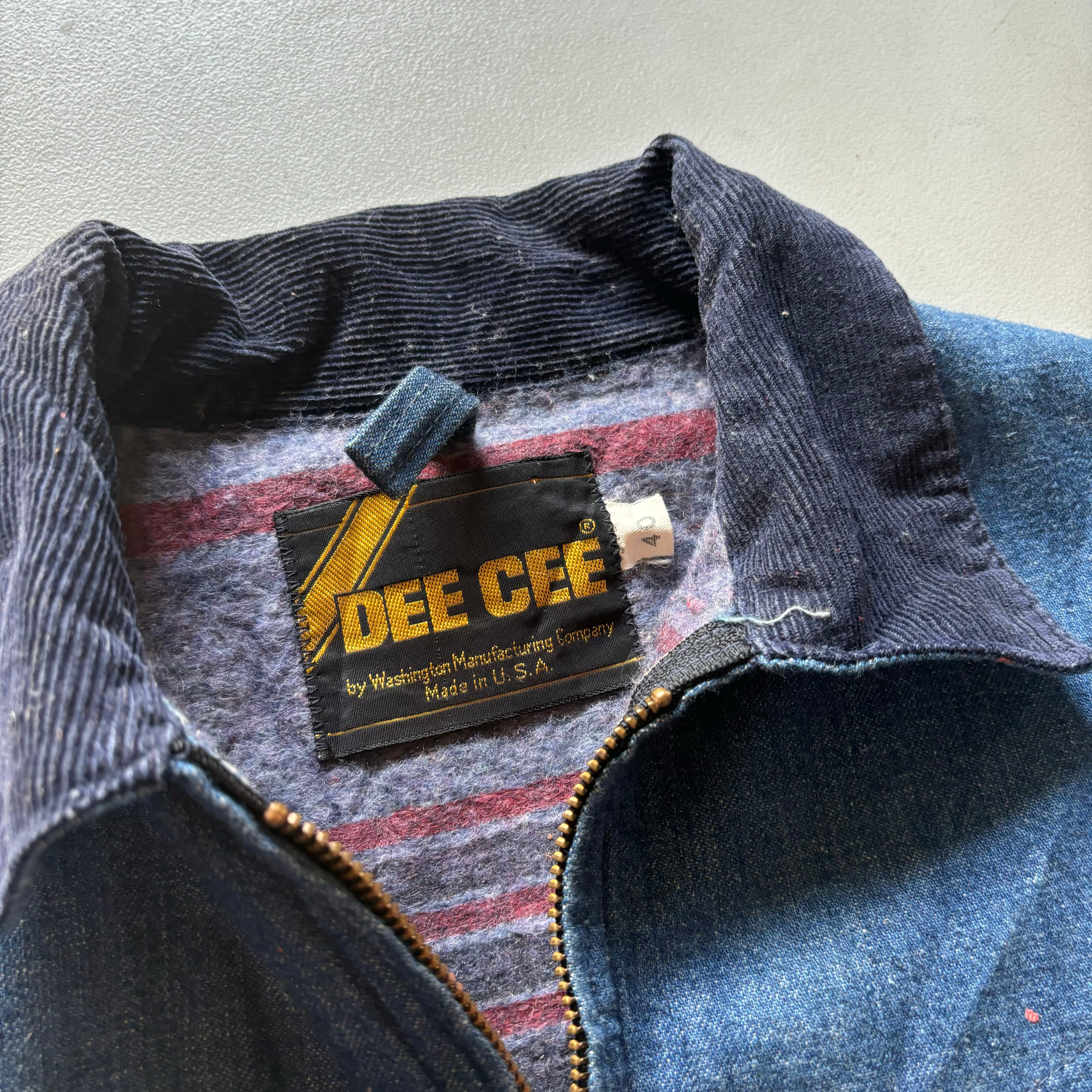 70s DEE CEE blanket denim jacket “size 40” 60年代 70年代 80年代 
