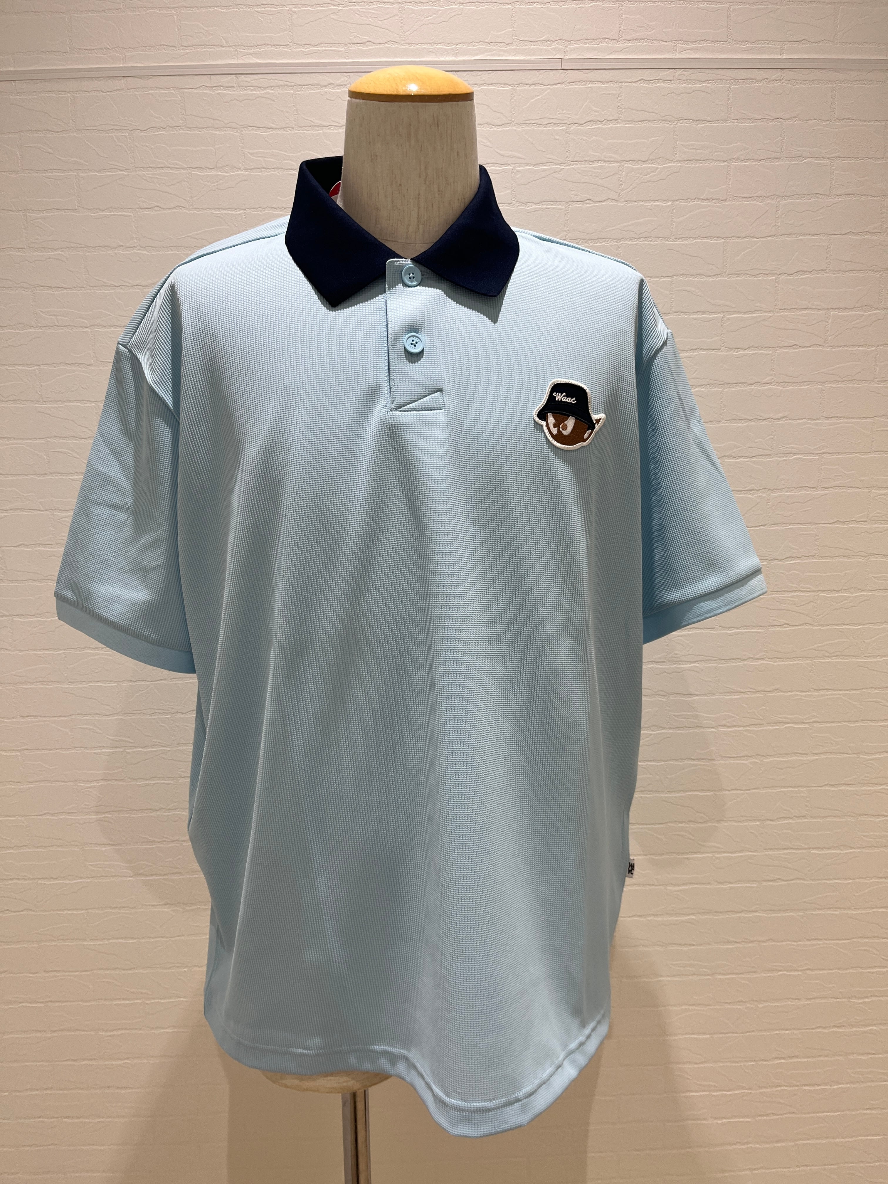waac ワック 半袖シャツ メンズ ブルー | MOAGOLF モアゴルフ