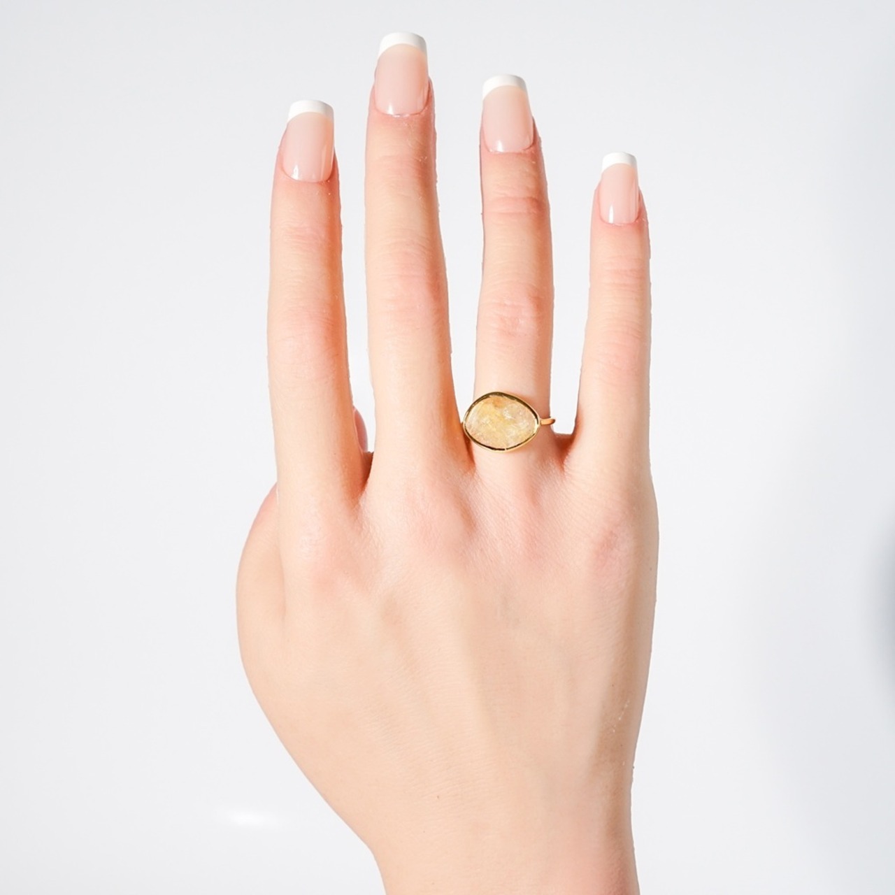 【11号-B】ルチルクォーツ リング
