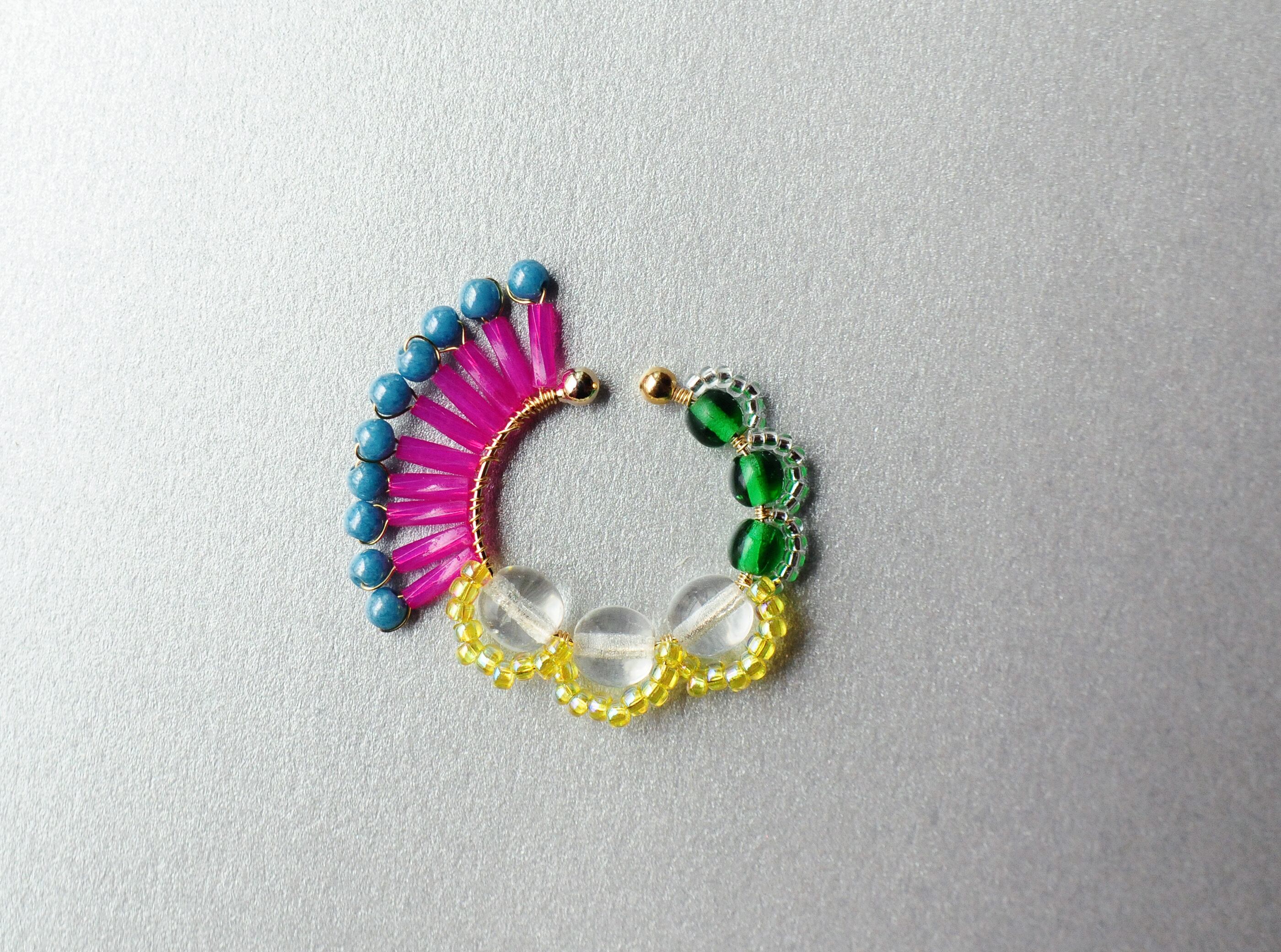 <Rollo~イロヅクビジュー~>イヤーカフ『 ハミングバード/hummingbird 』<E>