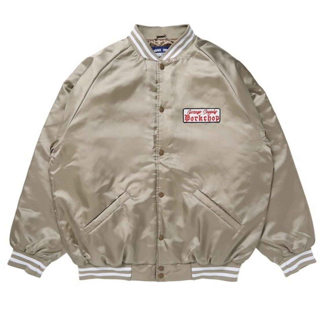PORKCHOP GARAGE SUPPLY SATIN SPORT JKT / Gold | PAY ID