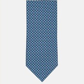 Talarico Cravatte  Iconic Tie in Blue and Light Blue