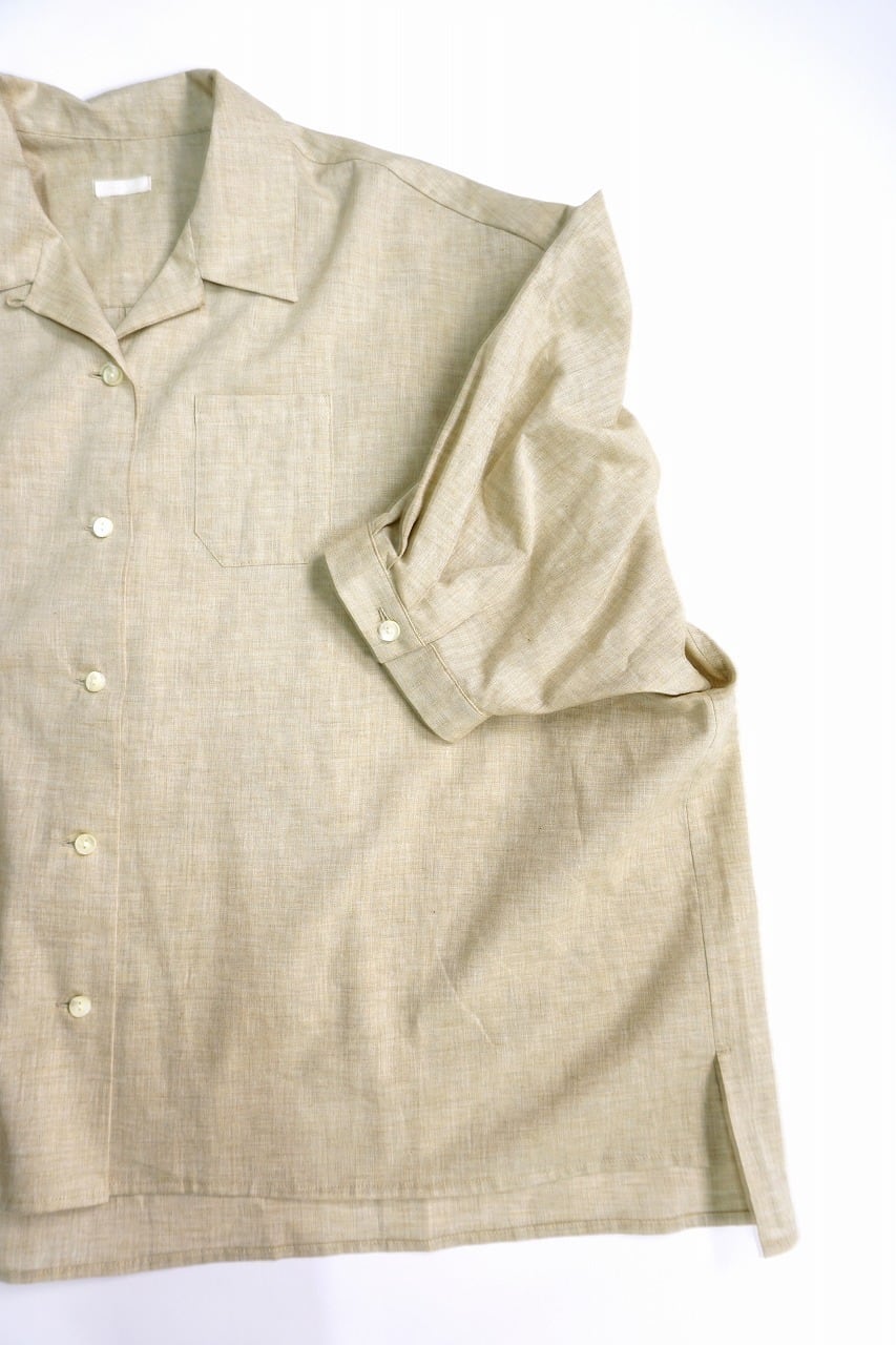 OG Co. Li. Chambray Open Collar Shirt