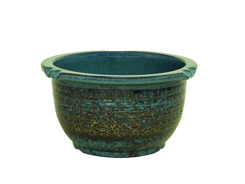 生子千段水鉢 15号（信楽焼・信楽焼き 陶器・水鉢） WR15-504