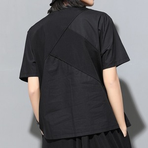 Hollow Design T-shirt / ホロー デザイン ブラック Tシャツ