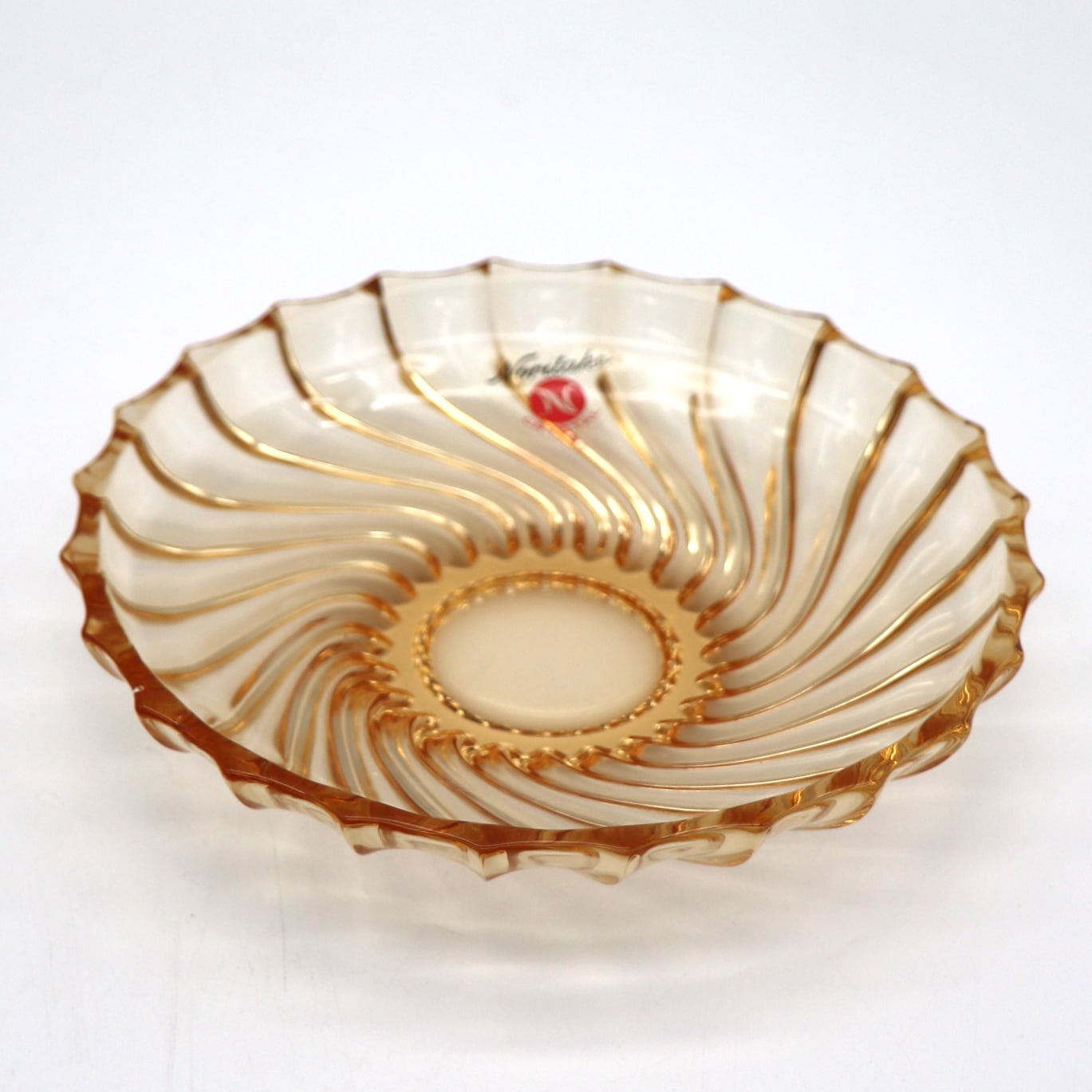 ノリタケ・冷茶セット・ガラス皿・グラス・茶托・計20点・No.201220-59