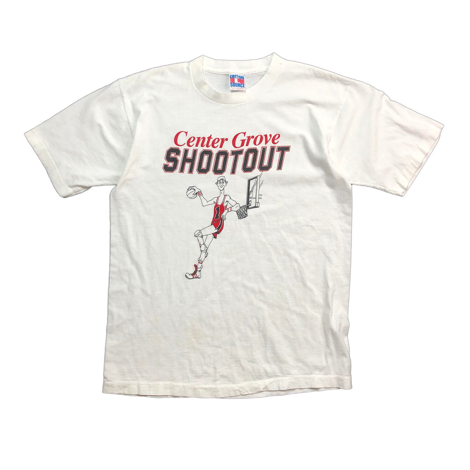 90S USA製 ヴィンテージ SHOOTOUT バスケットボール イラスト オールド