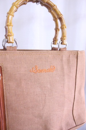 bamboo handle bag【414】