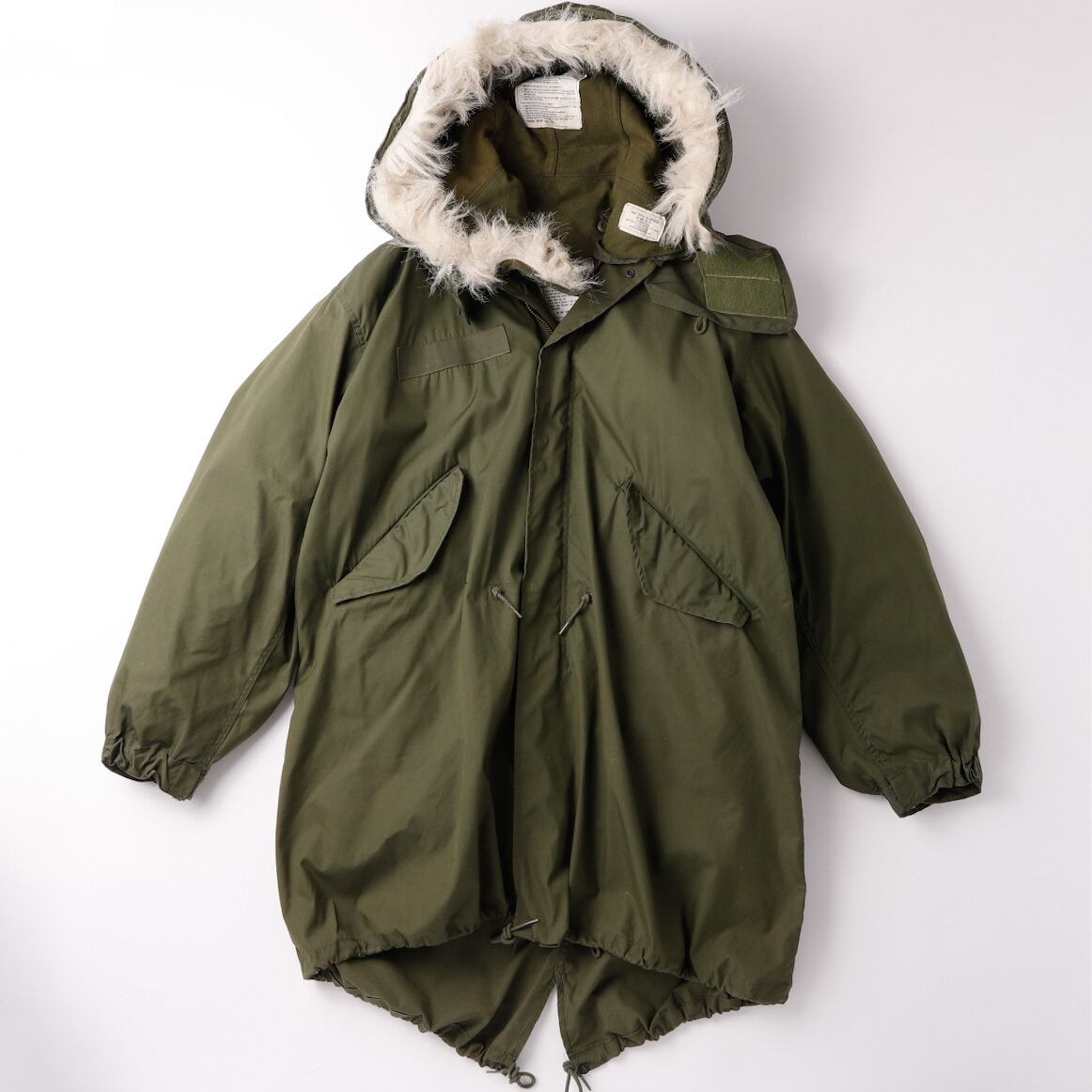 未使用】80s U.S. Military M-65 Fishtail Parka original full 