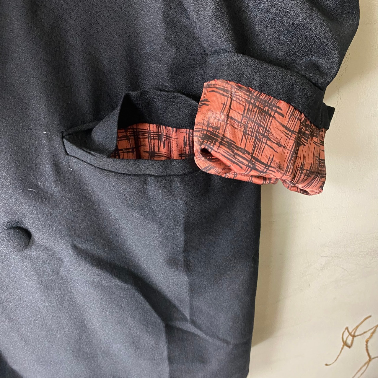 vintage ~1960’s double breasted tailored coat