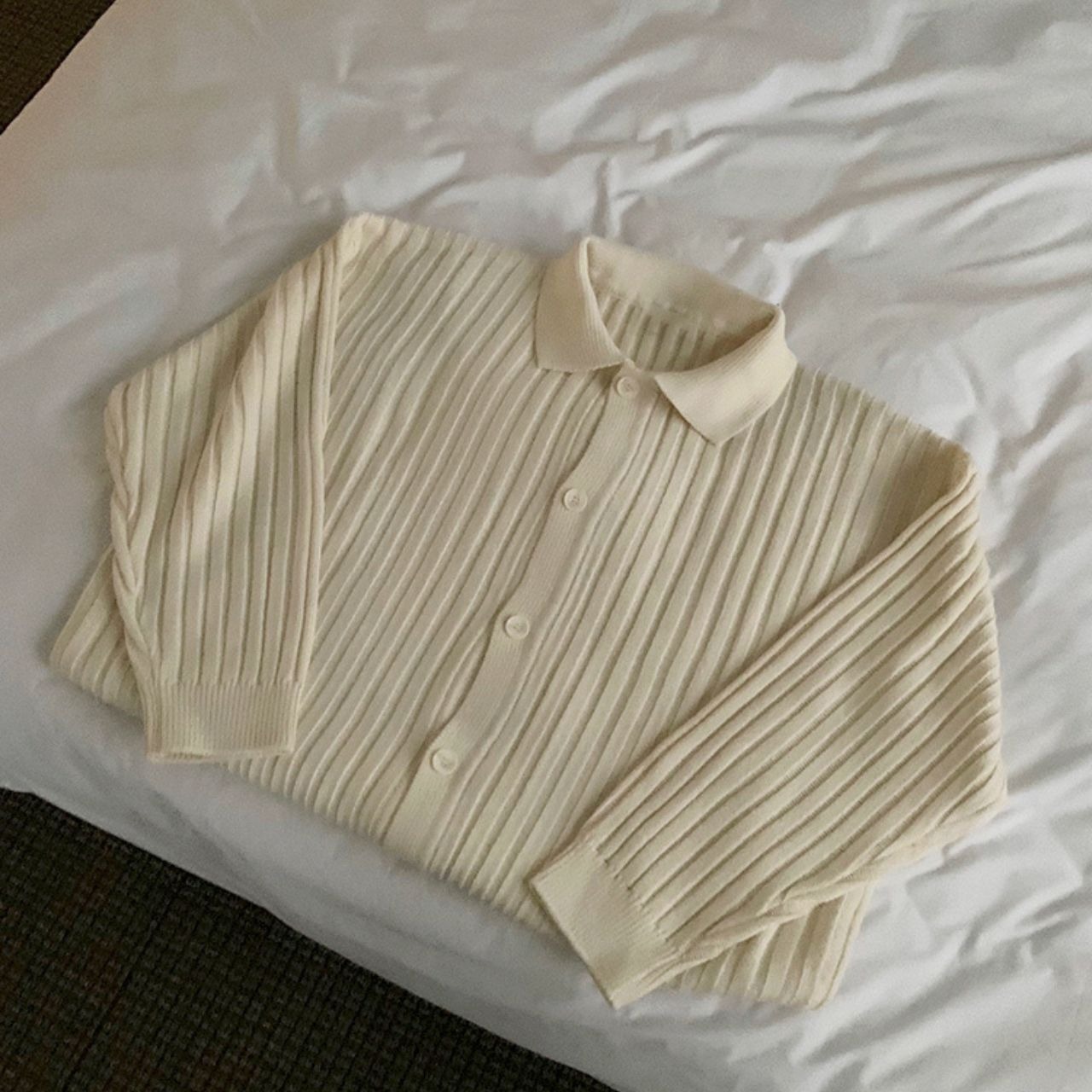 ルーズリブニットカーディガン　MT0080322