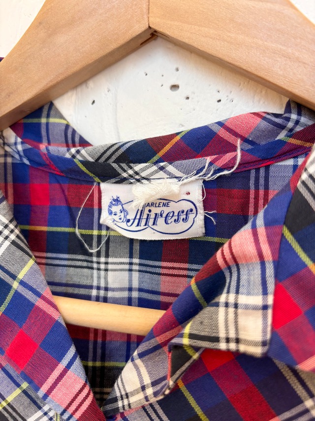 50's girls size check dress