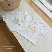 韓国子供服 / ninibello / Western T-shirt / 半袖Ｔシャツ *XS~XXL*