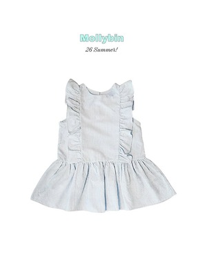 [Mollybin] Bubble Frill Dress (JS) / [몰리빈] 버블프릴원피스 (JS)
