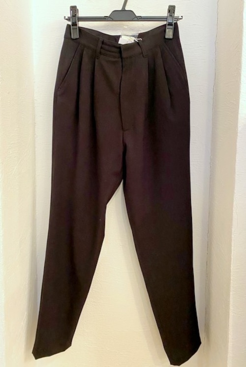 Wide Tapered Pants　Black