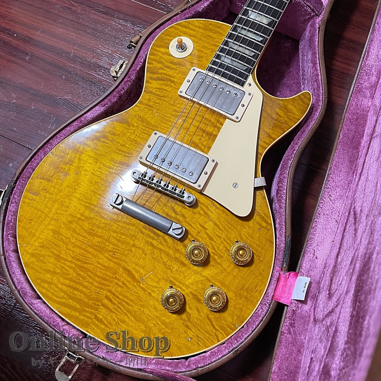 USED 2016 Gibson Custom Shop True Historic 1959 Les Paul Reissue Green  Lemon Murphy Aged