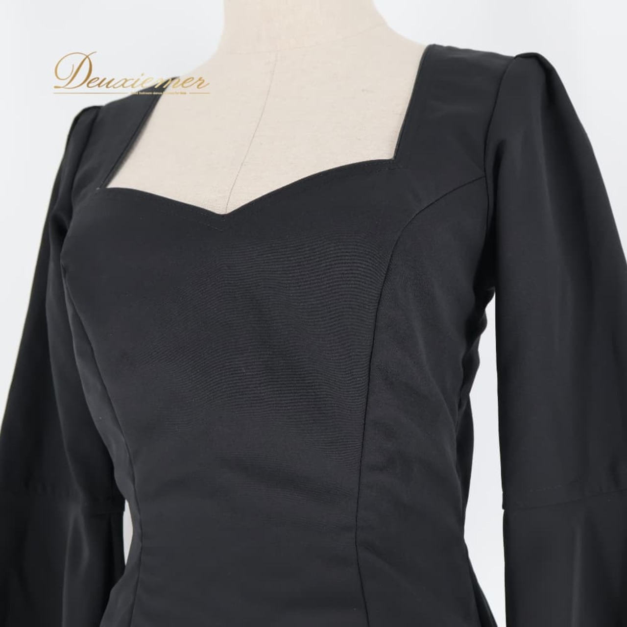 フラメンコ 衣装 エルモサイベリア HERMOSAIBERIA トップス ブラウス ブラック系 黒 無地 ダンス パーティ 発表会 シンプル レディース ダンス衣装 ステージ衣装 フォーマル エレガント ステージ用