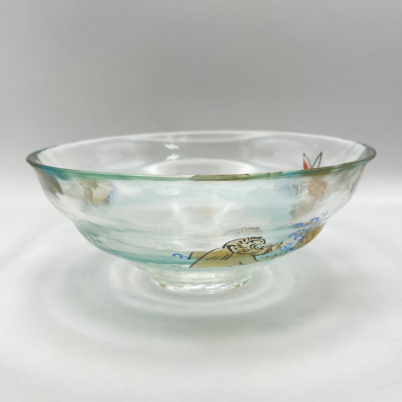 新品】ガラス平茶碗 動物水遊び 小手鞠窯 紙箱入【耐熱】 | 茶道具 錦玉堂