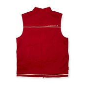 le coq sportif GOLF ルコック ゴルフ ジップアップ ウインドブレーカー ベスト M /レッド/裏メッシュ