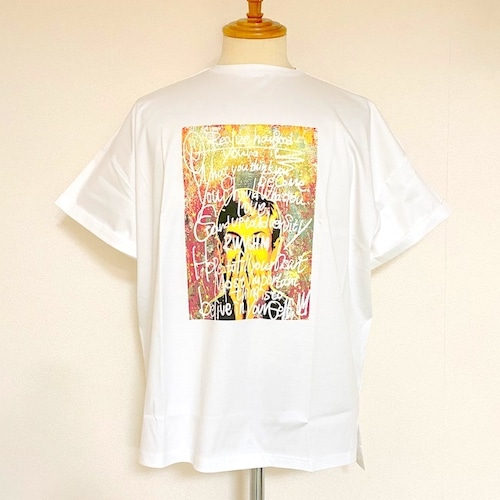 【MAISON DE MER 】Twiggie Print T-shirts White
