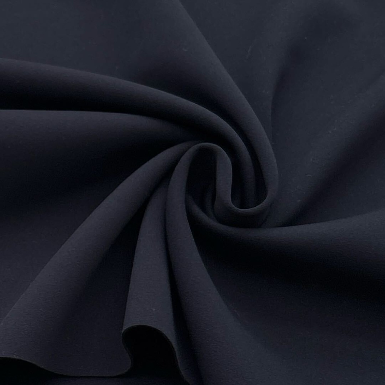 ★TC326◆2m◆綿ポリエステル混もちもちダンボールニット生地◆ネイビー