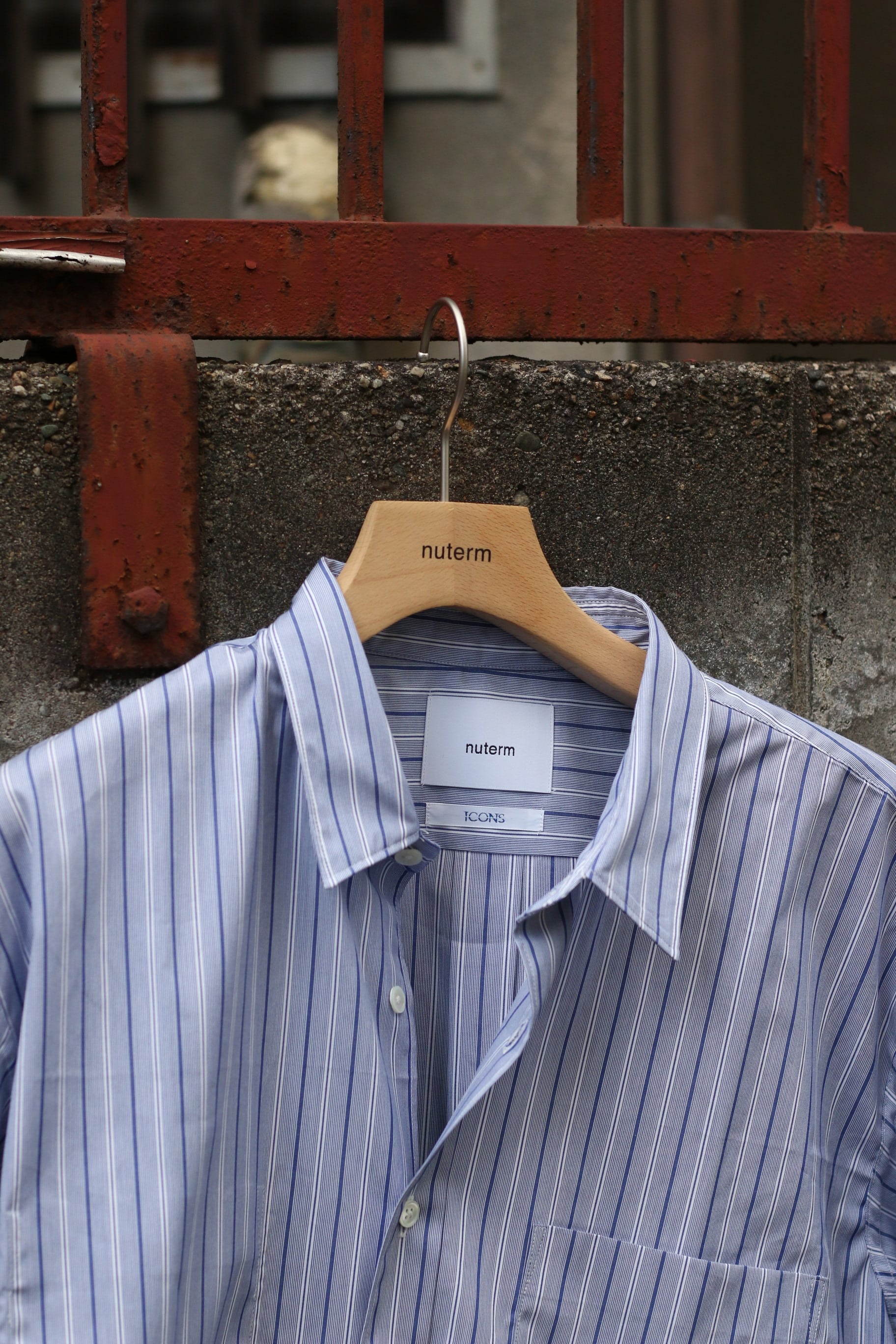 nuterm］Relaxin` Shirts ICONS EX. “Blue Stripe” | ICONS