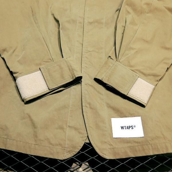 WTAPS ダブルタップス 22SS SCOUT/LS/NYCO.TUSSAH スカウト ロングスリーブ クロスボーンバックデザイン 長袖シャツ 21WVDT-SHM04 ブラック