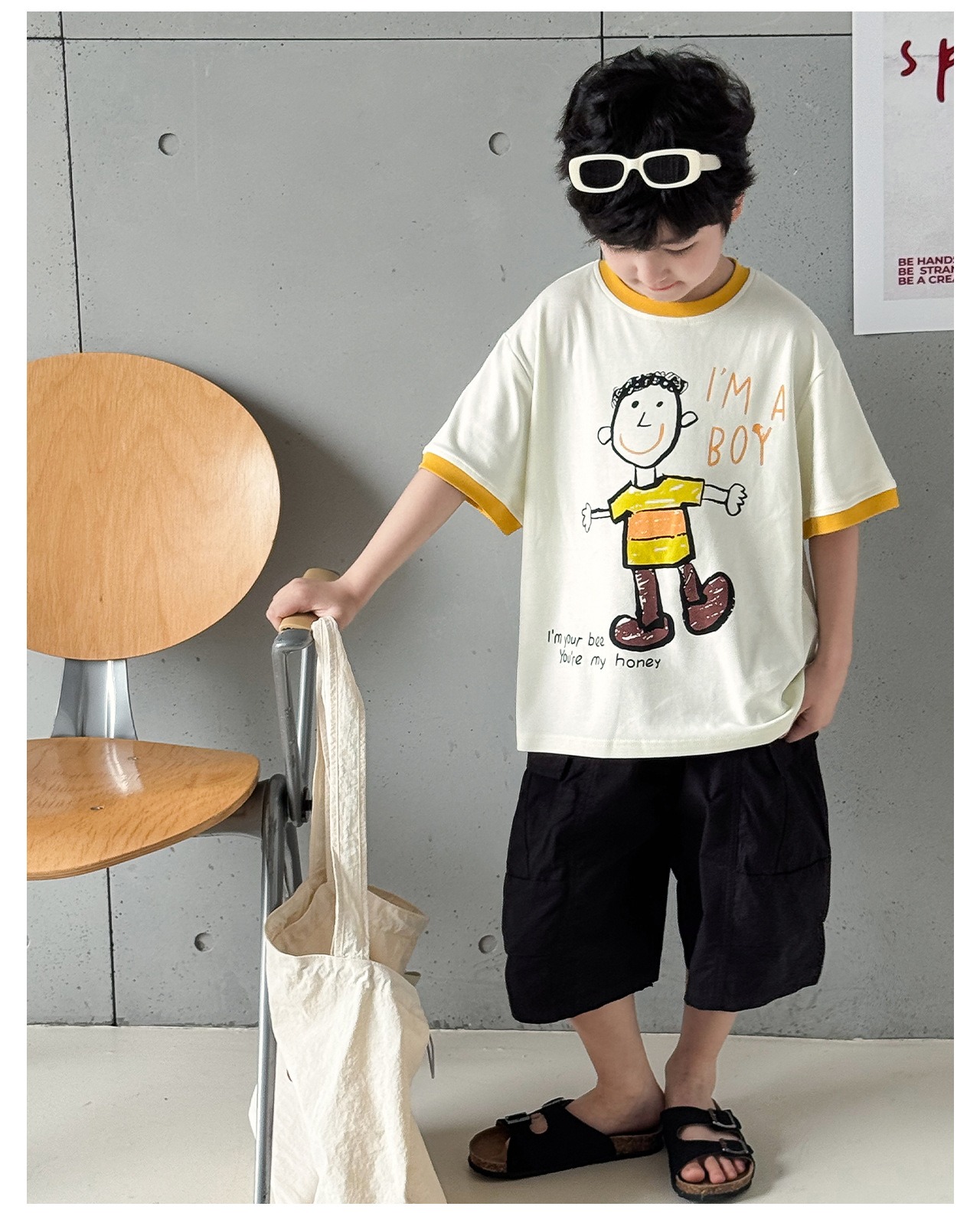 [bdiary] I'm a Boy T-shirt / [비다이어리] 아임어보이티셔츠