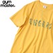 gym master ジムマスター 5.6oz CHEERS TEE メンズ 半袖Tシャツ 発泡プリント コットン100% 夏 イエロー