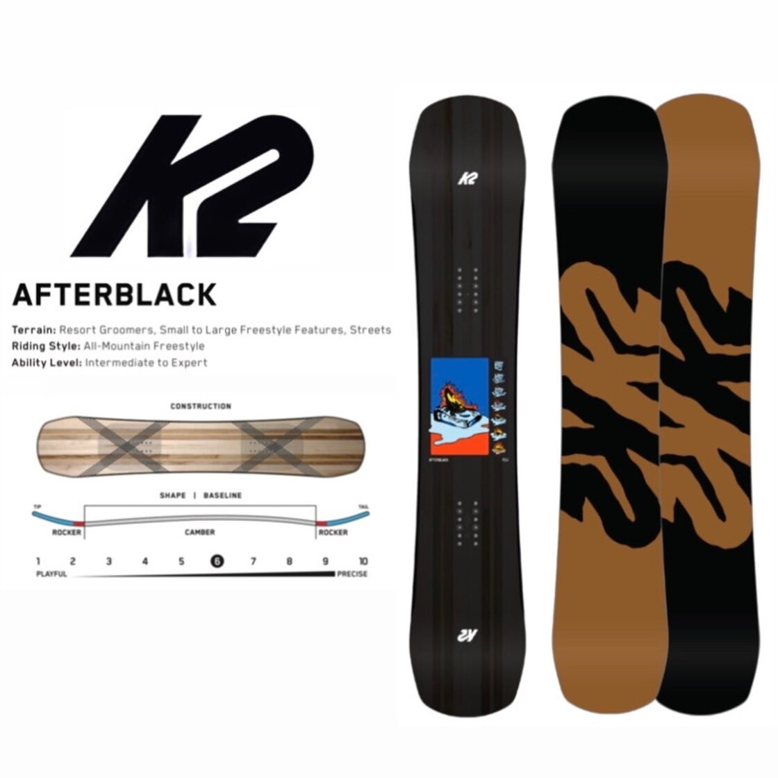 購入特典有り 22-23年 K2. AFTER BLACK. ケーツー アフターブラック 