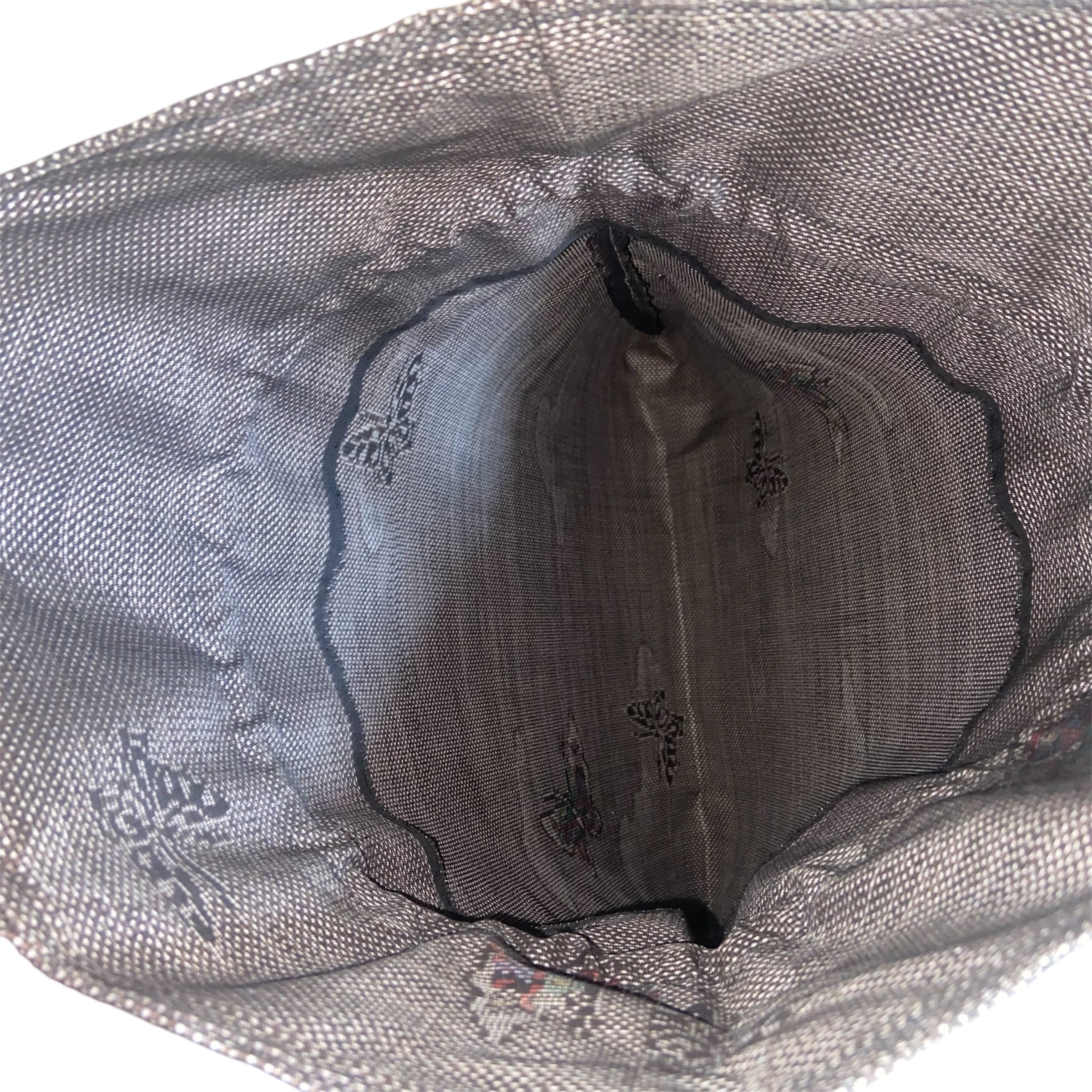 カオババリン 芭蕉織大島 芭蕉糸 手描き リバーシブル 大島紬 袋帯 証紙 大島紬 泥染め 真綿入り 蘇鉄芭蕉（お取り寄せ品） | カジュアル着物