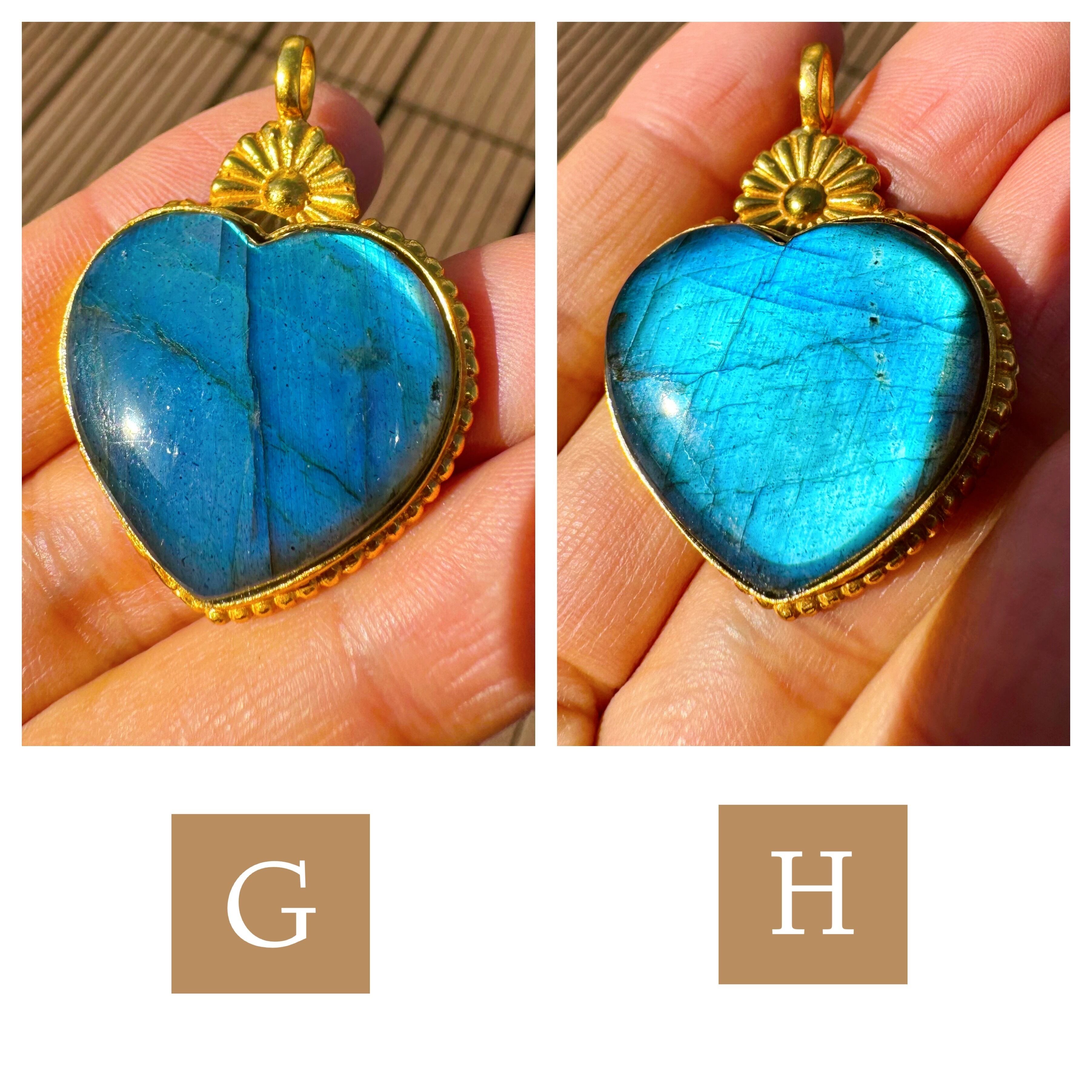 Flower×Labradorite Necklace(マダガスカル産セミオーダーフラワー 