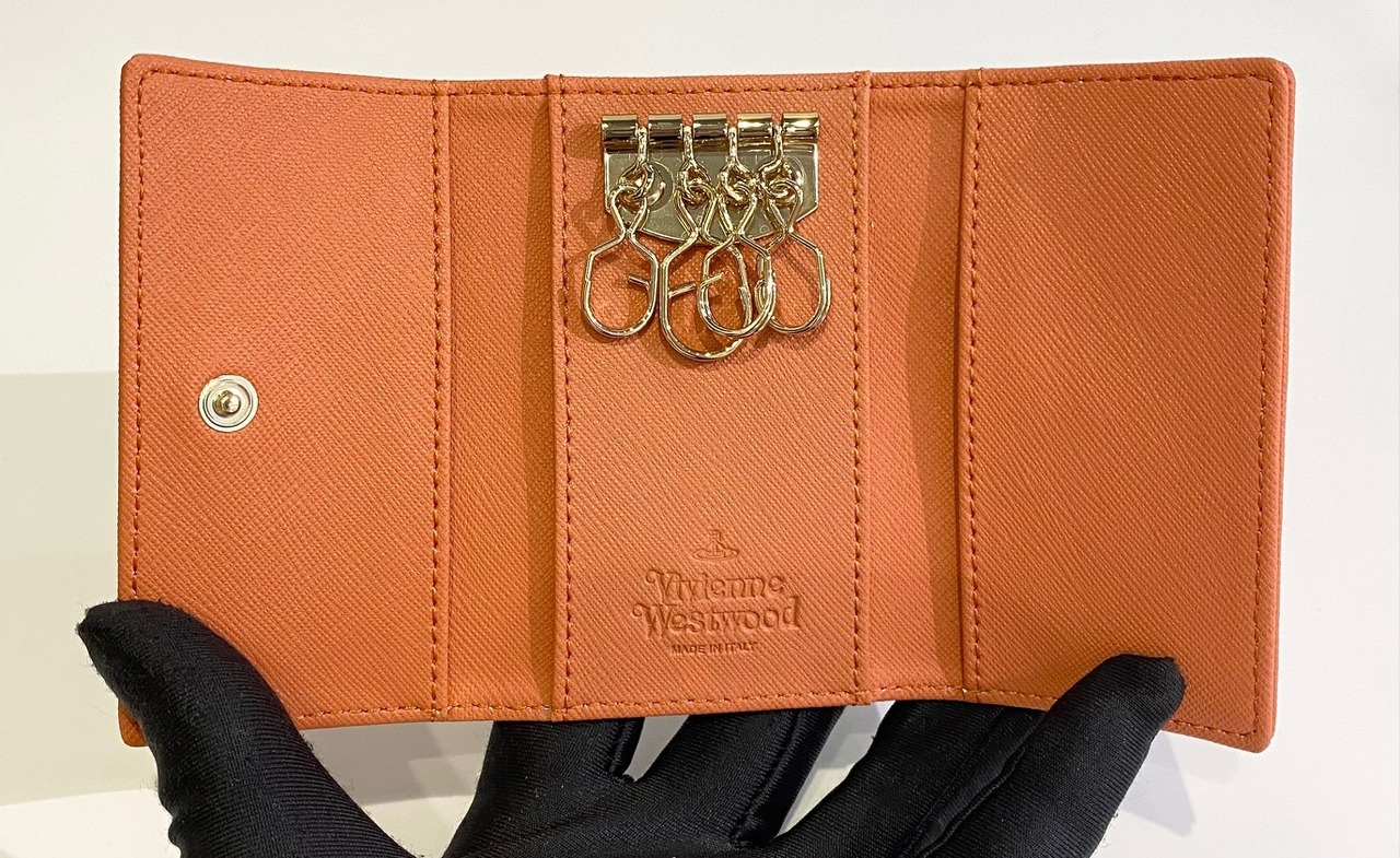 ヴィヴィアン・ウェストウッド キーケース 51020015U-SAFF BIOGREEN/ORG/F401