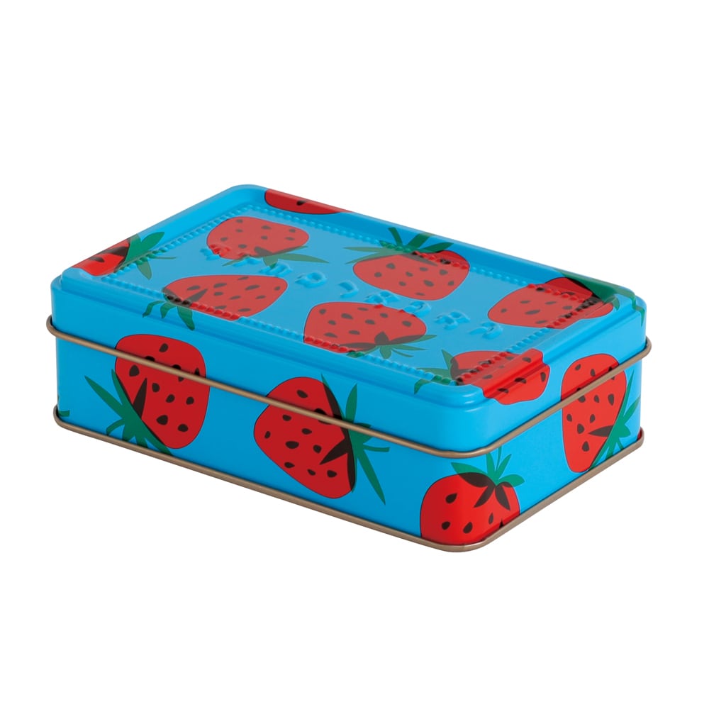 太陽ノ塔洋菓子店】缶入りメモパッド アカイチゴ / アオイチゴ 全2種