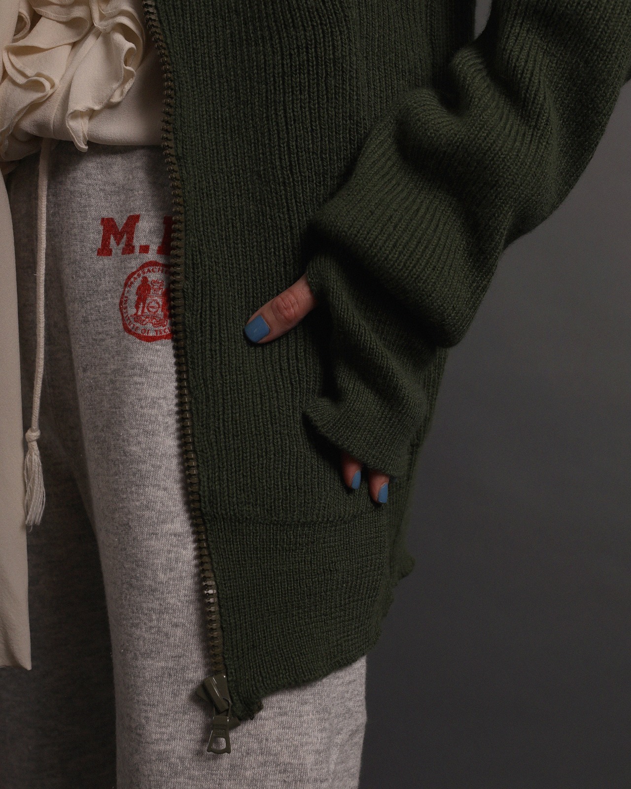 1970-80’s Military / Driving Knit Cardigan