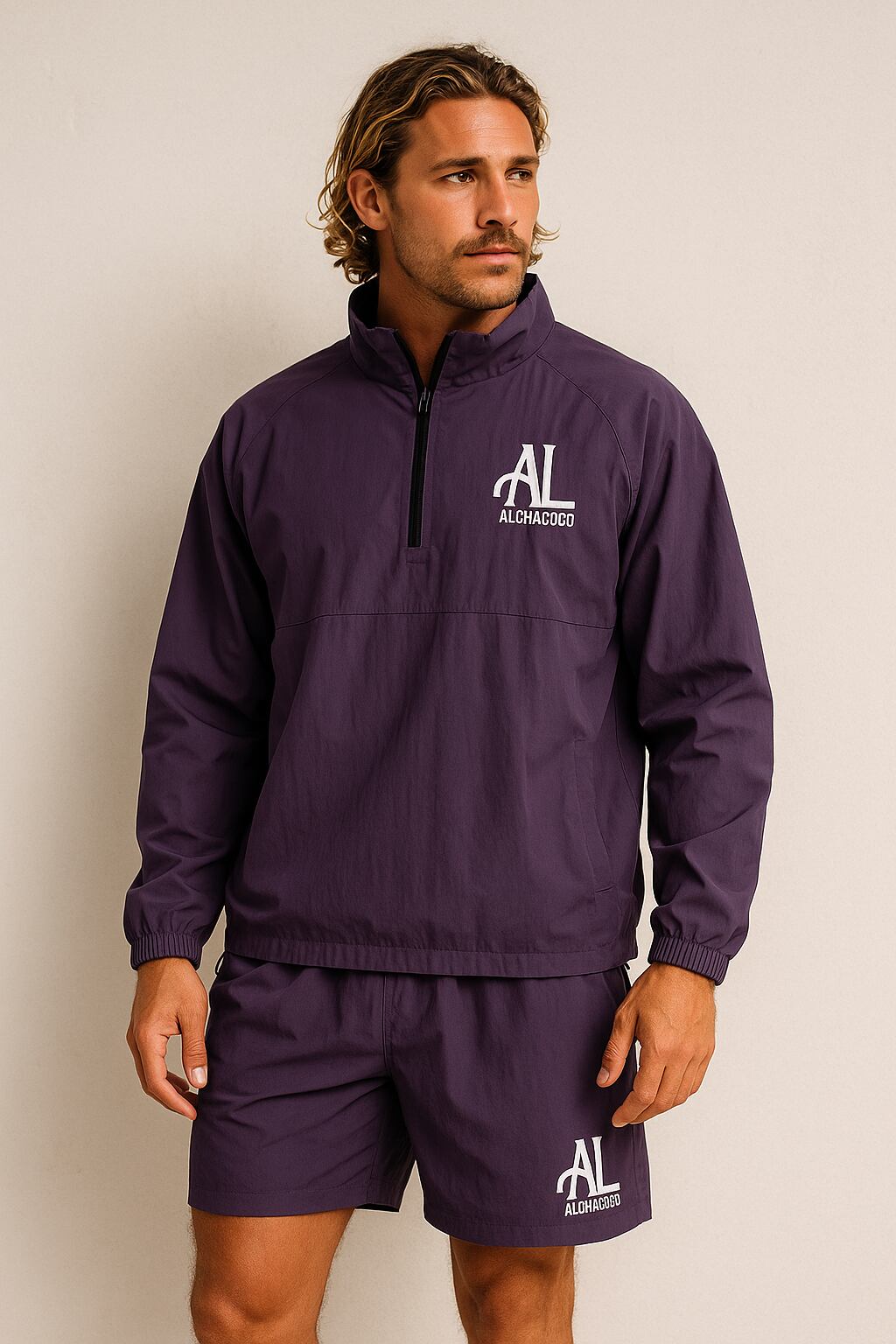 ALOHACOCO ORIGINAL “AL” LOGO SET UP(パープル)