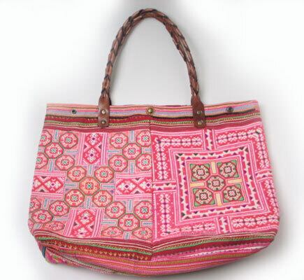 モン族古布/刺繍バック | Ethnic Beauty