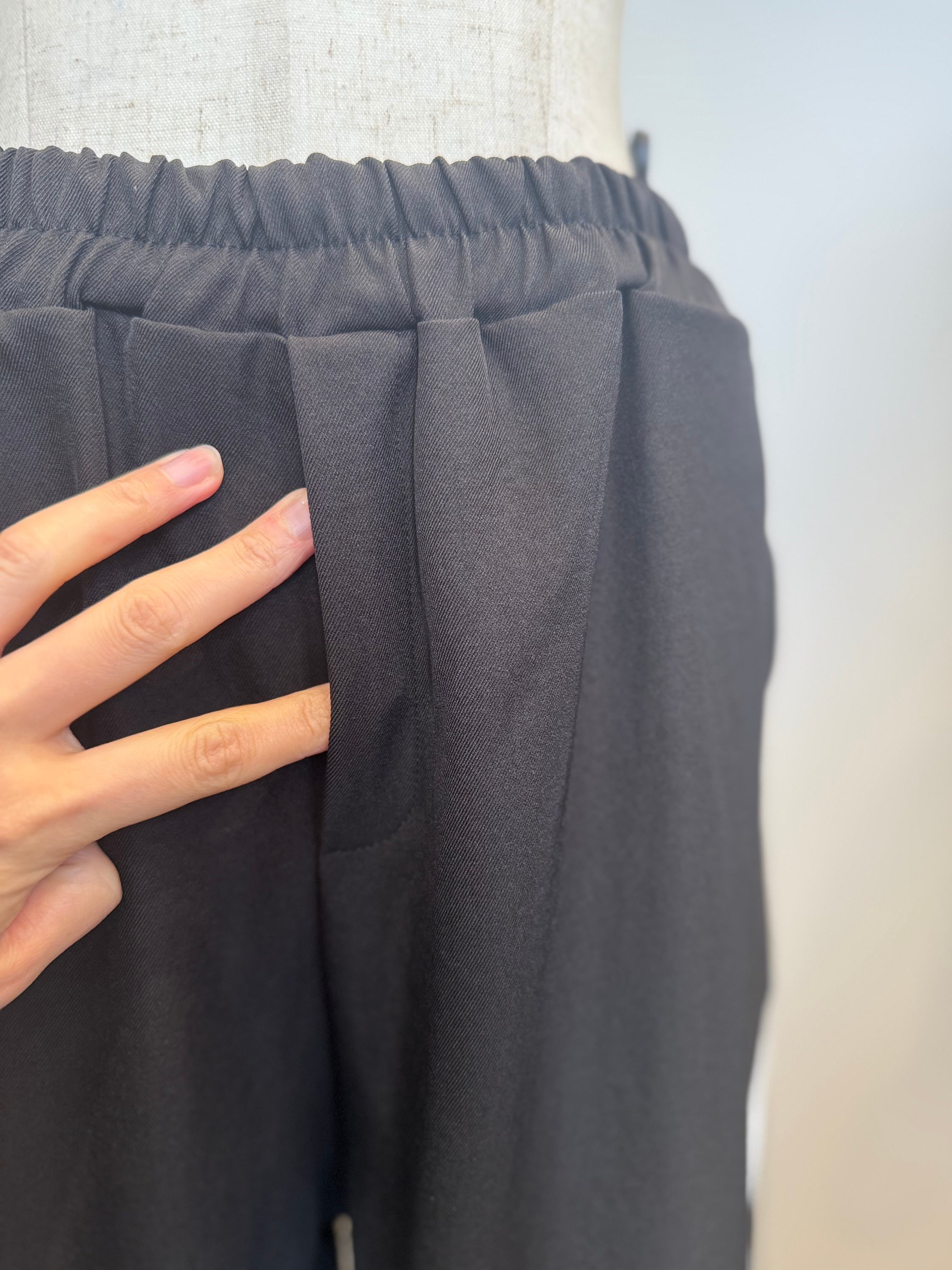 【SELECT】サイドラインジョーゼットパンツ