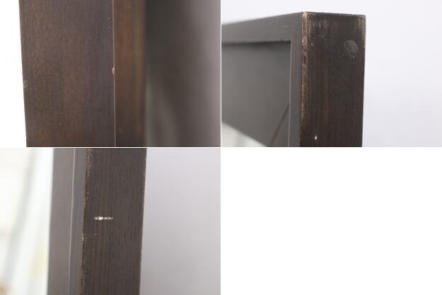 沼津店】タモ無垢材 大型 姿見 ミラー 立てかけ ナチュラル モダン