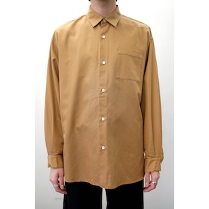 [Blanc YM] (ブランワイエム) BL-WSWS Wool Silk Wide Shirt