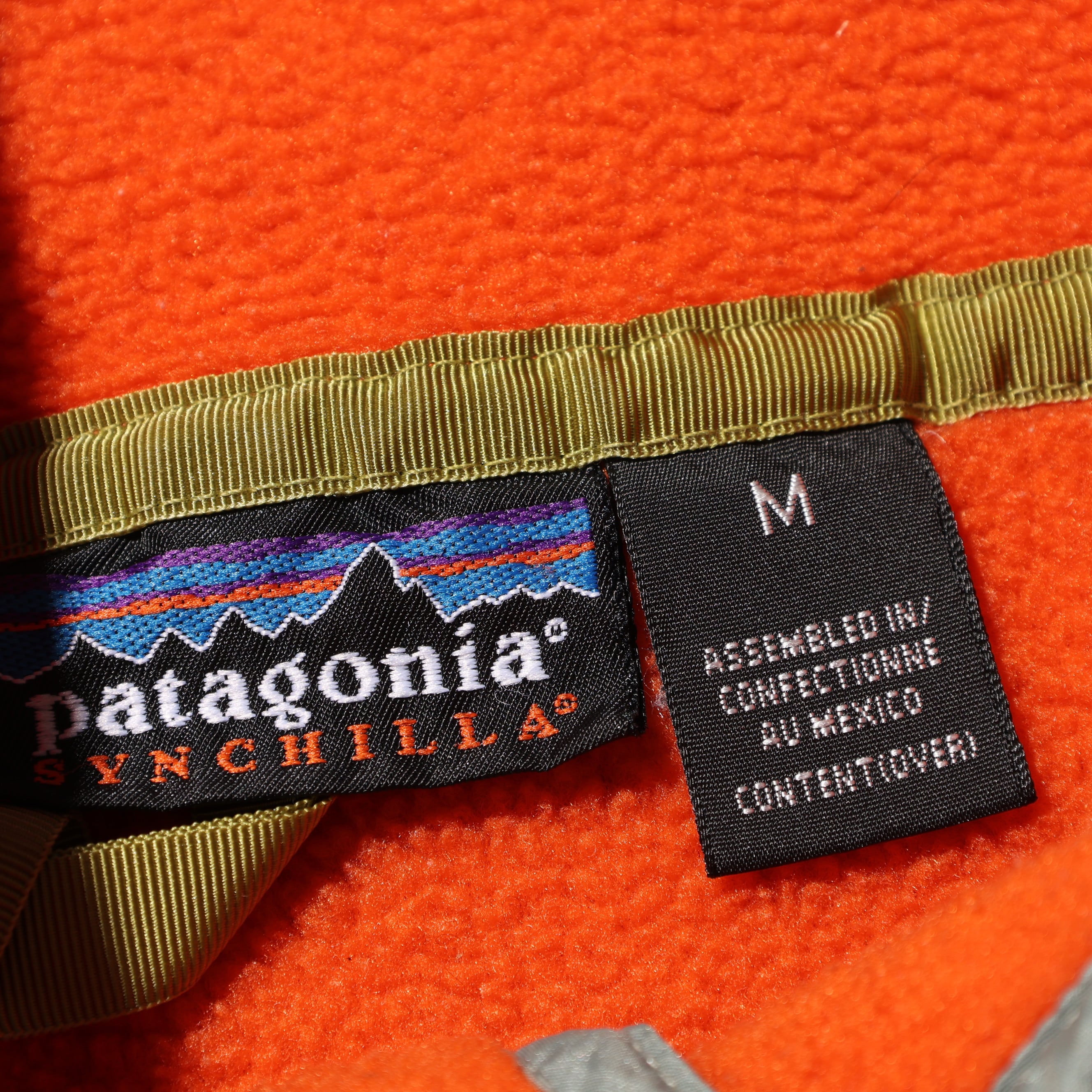 Mint M 98年 オレンジ Synchilla Snap-T Patagonia シンチラ スナップT