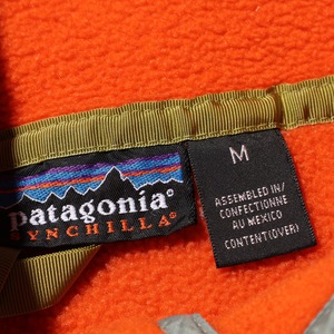 Mint M 98年 オレンジ Synchilla Snap-T Patagonia シンチラ スナップT パタゴニア