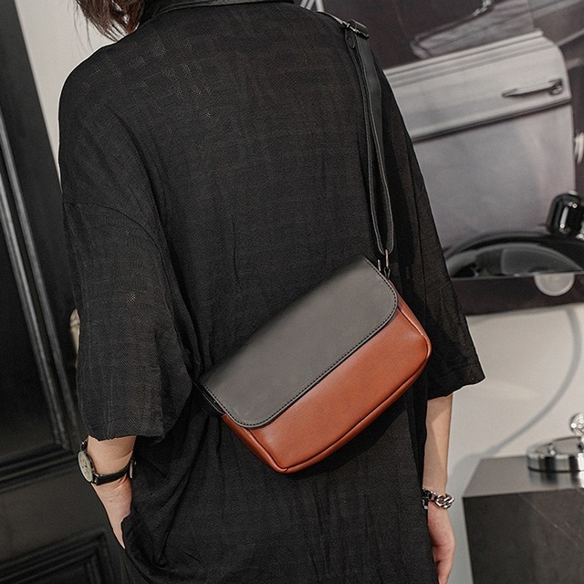 フラップショルダーバッグ　4カラー　LB0203