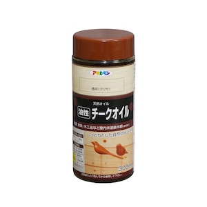 【特価処分】アサヒペン チークオイル 300ML 透明(クリヤ)