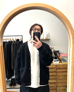 EVCON / WOOL LOW GAGE CARDIGAN - Sale!!! -