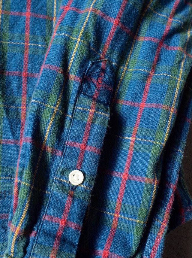 "GANT RUGGER" used Indigo oxford BD shirt